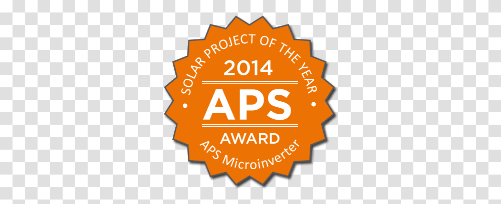 Aps Solar Project Of The Year Awards Intel Technology Provider Gold 2014, Label, Text, Outdoors, Plant Transparent Png