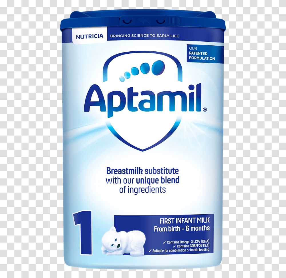 Aptamil 1 First Milk Powder 800g Aptamil 0 6 Months, Poster, Advertisement, Flyer, Paper Transparent Png