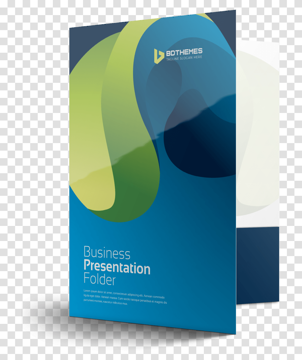 Aq Coated Presentation Folders Folder, Poster, Advertisement, Flyer, Paper Transparent Png