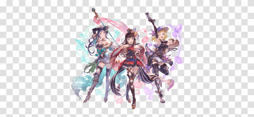 Aqours Third Years Granblue Fantasy Wiki Granblue Fantasy Love Live, Person, Art, Leisure Activities, Flower Transparent Png