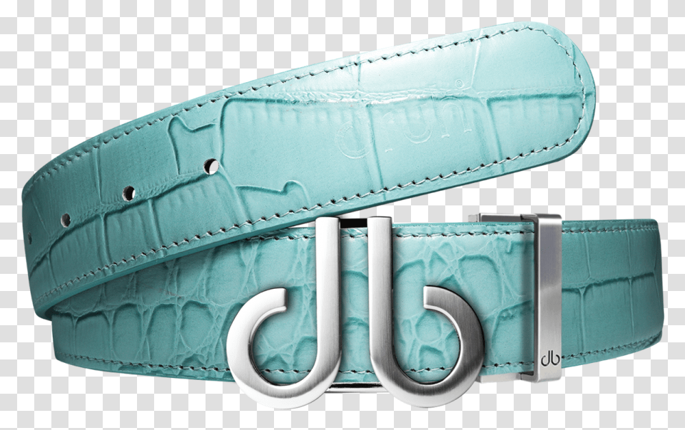 Aqua Crocodile Leather Designer Golf Belt Druh Belts, Text, Accessories, Accessory, Alphabet Transparent Png