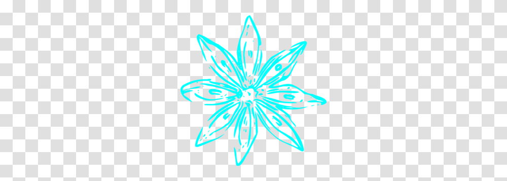 Aqua Flower Clip Art, Snowflake, Jewelry, Accessories Transparent Png