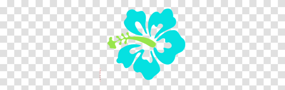 Aqua Hibiscus Clip Arts For Web, Flower, Plant, Blossom, Stencil Transparent Png