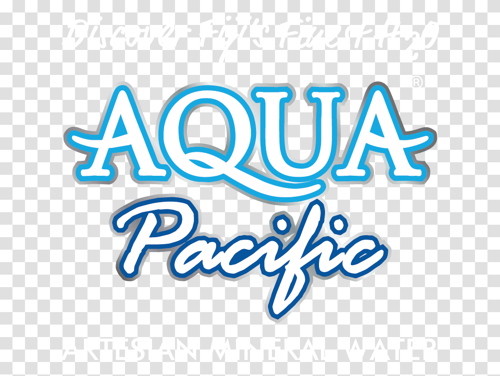 Aqua Pacific Natural Fijian Mineral Water Calligraphy, Text, Label, Alphabet, Word Transparent Png