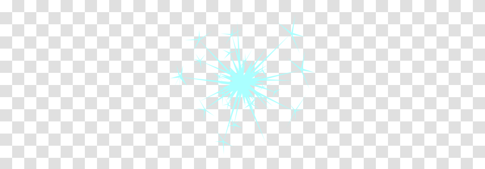 Aqua Sparkle Clip Art, Snowflake Transparent Png