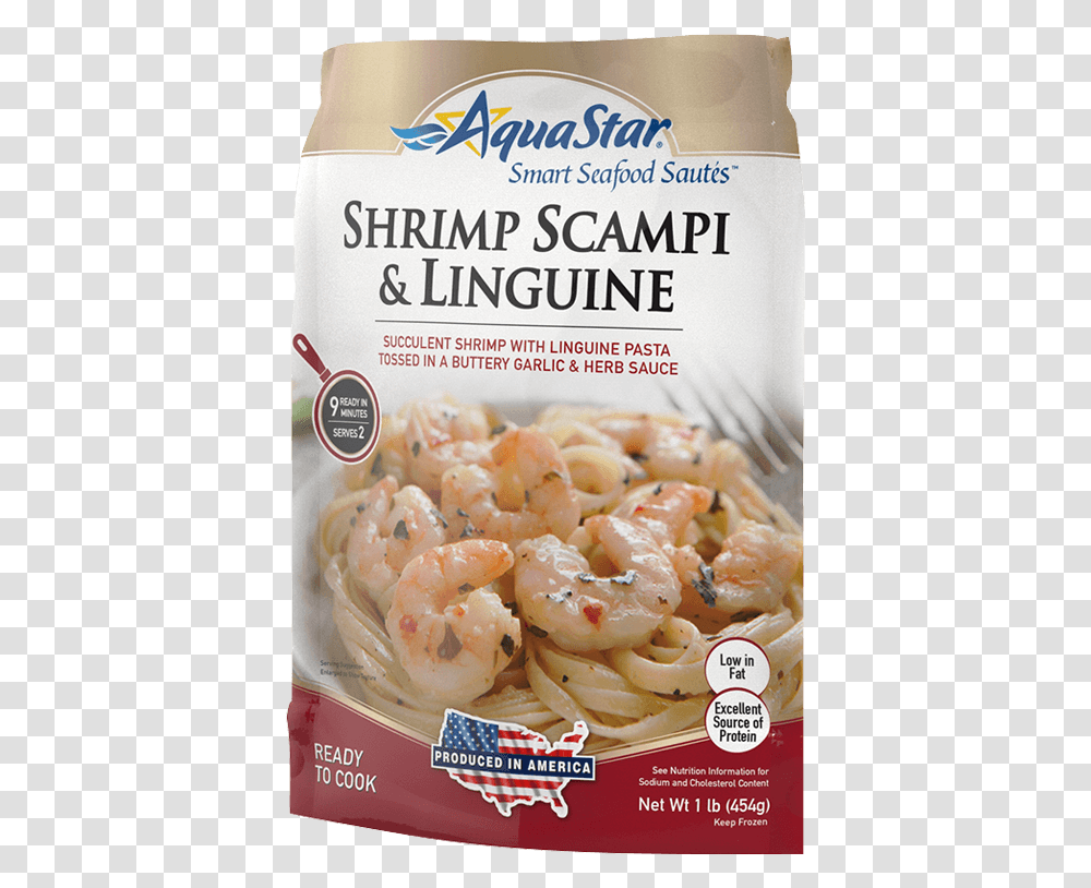 Aqua Star Shrimp Scampi Amp Linguine, Food, Seafood, Sea Life, Animal Transparent Png