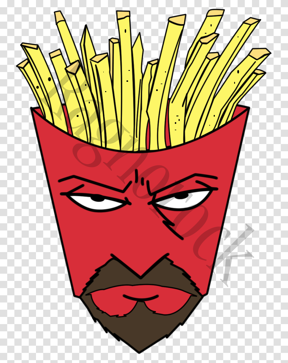 Aqua Teen Hunger Force French Fry, Fries, Food Transparent Png