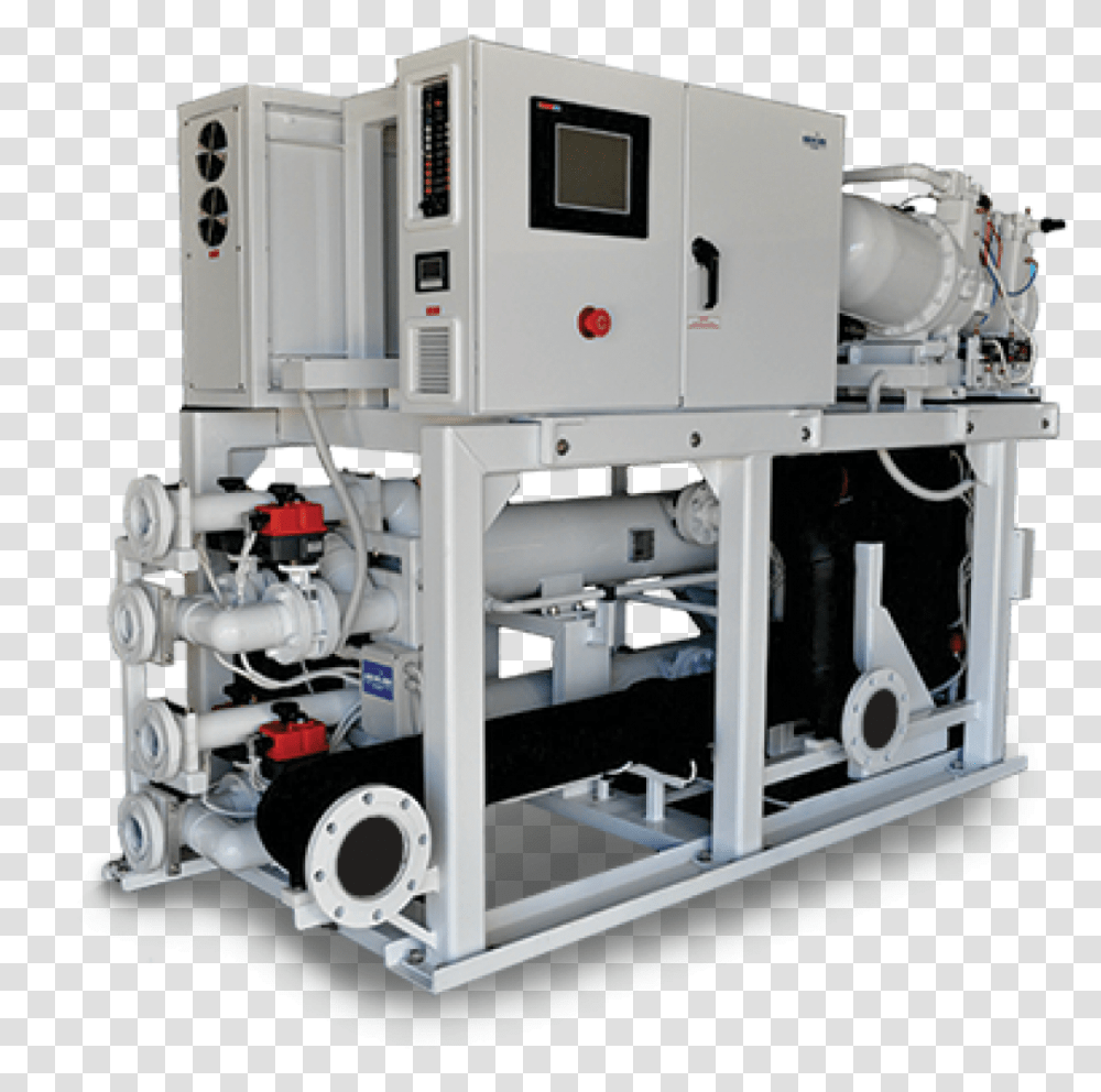 Aquaair Chiller System Ac Marine Compressor, Machine, Lathe, Truck, Vehicle Transparent Png
