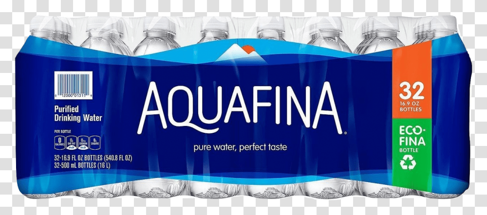 Aquafina Water 32 Pack, Word, Banner, Bottle Transparent Png