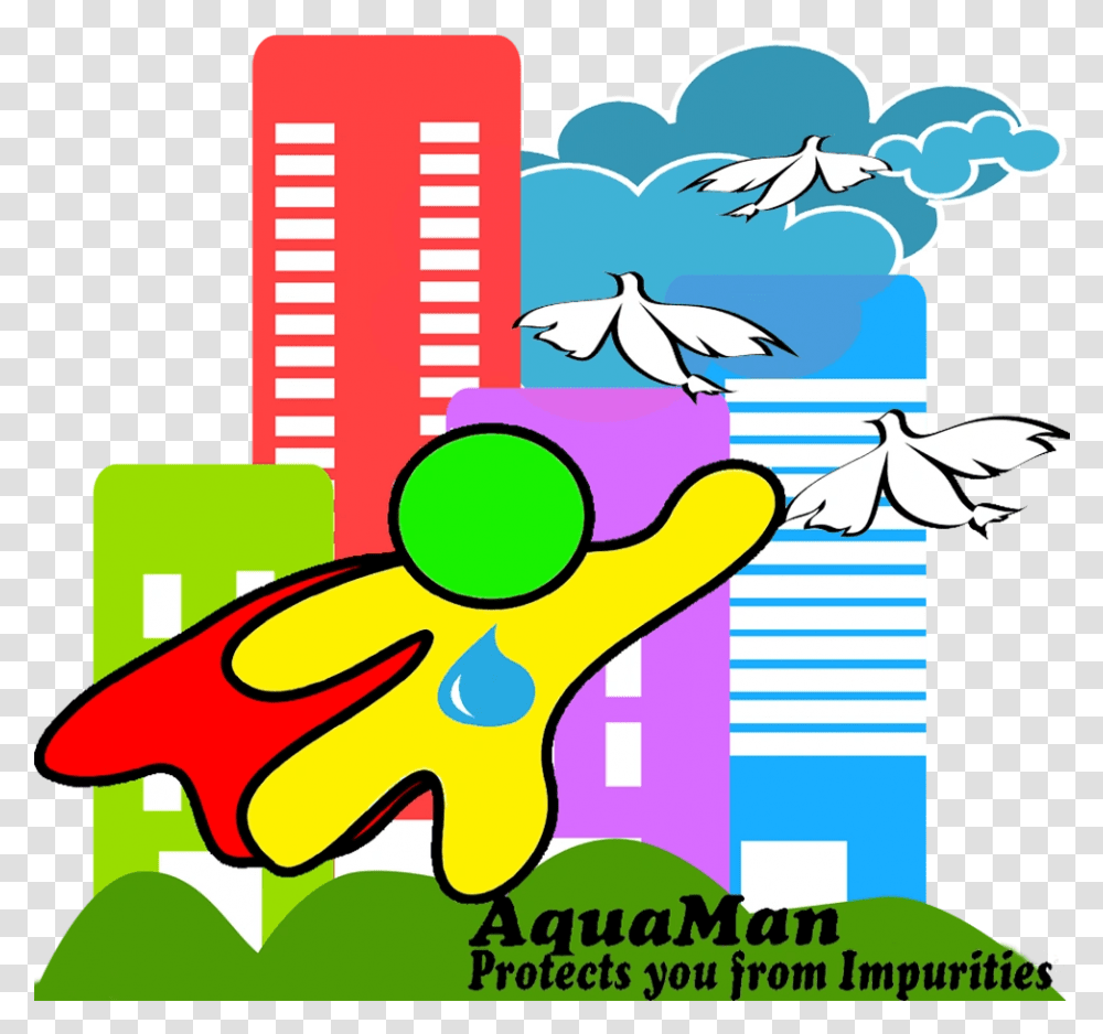 Aquaman Buildings Clipart, Poster, Advertisement, Graphics, Flyer Transparent Png