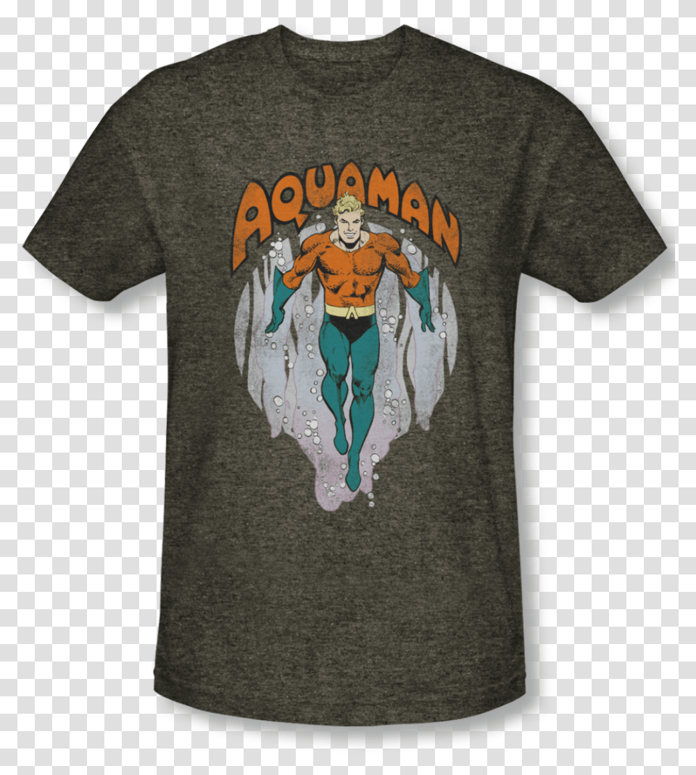 Aquaman From The Depths Aquaman, Apparel, T-Shirt, Person Transparent Png