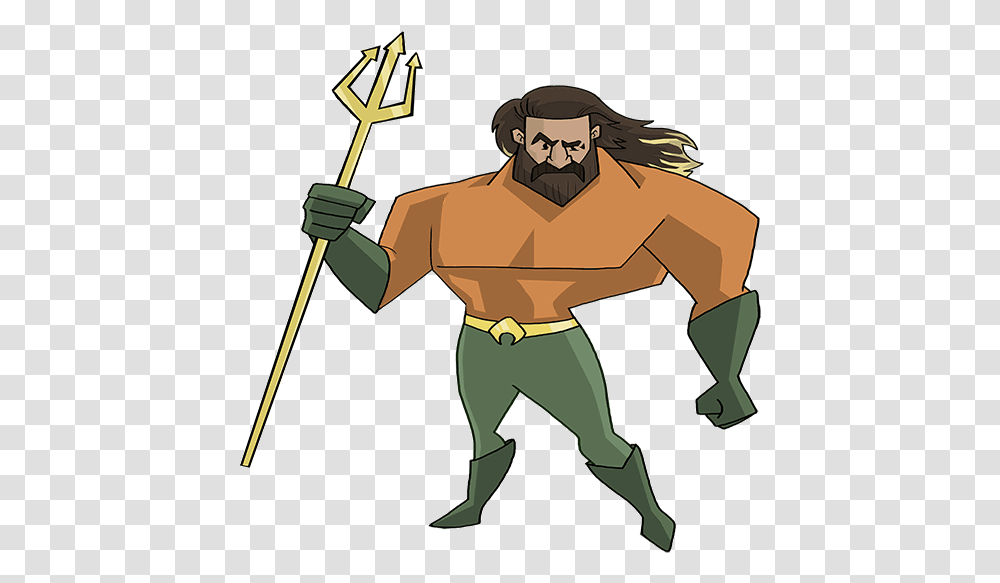 Aquaman Gif Cartoon, Emblem, Symbol, Spear, Weapon Transparent Png