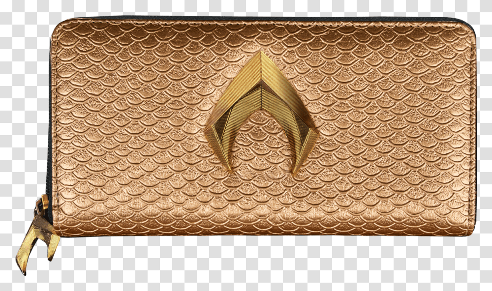 Aquaman Logo Clutch Wallet Aquaman Movie Wallet, Rug, Accessories, Accessory, Gold Transparent Png