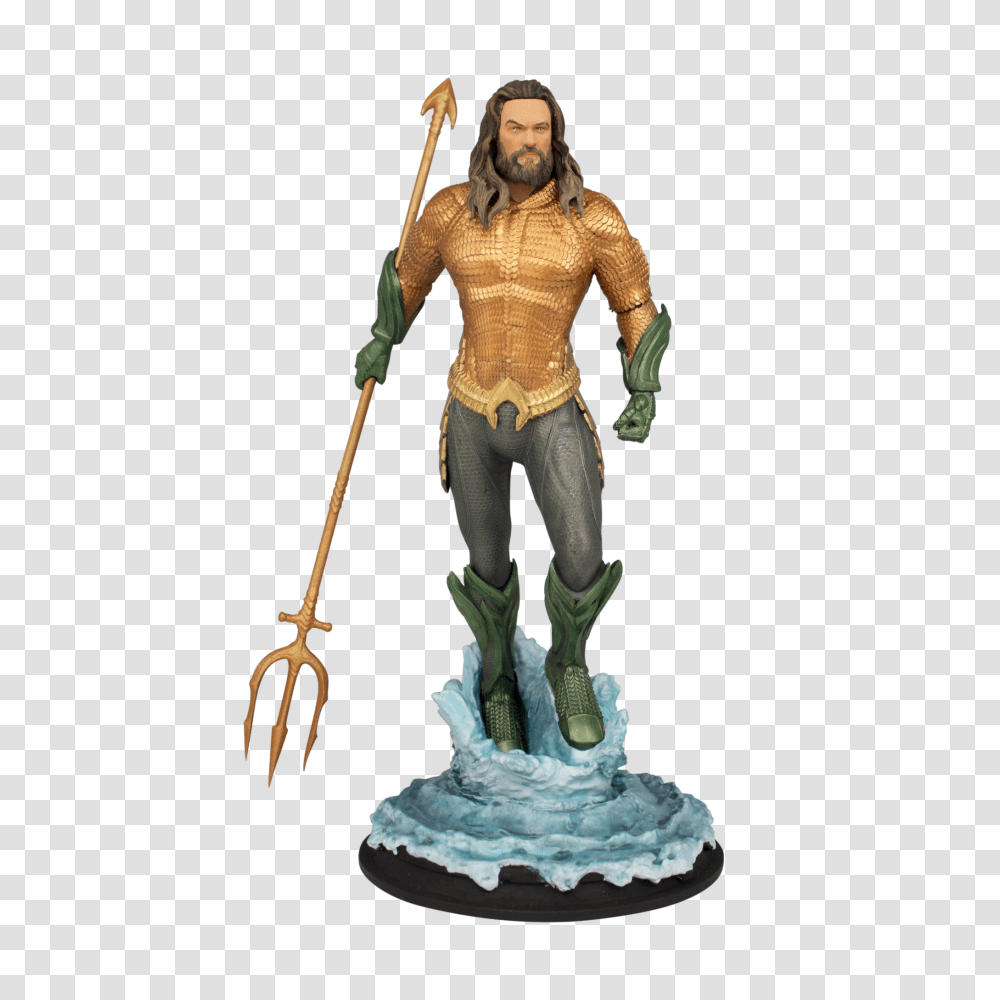 Aquaman Movie Aquaman Scale Polystone Statue Icon Heroes, Figurine, Emblem, Person Transparent Png