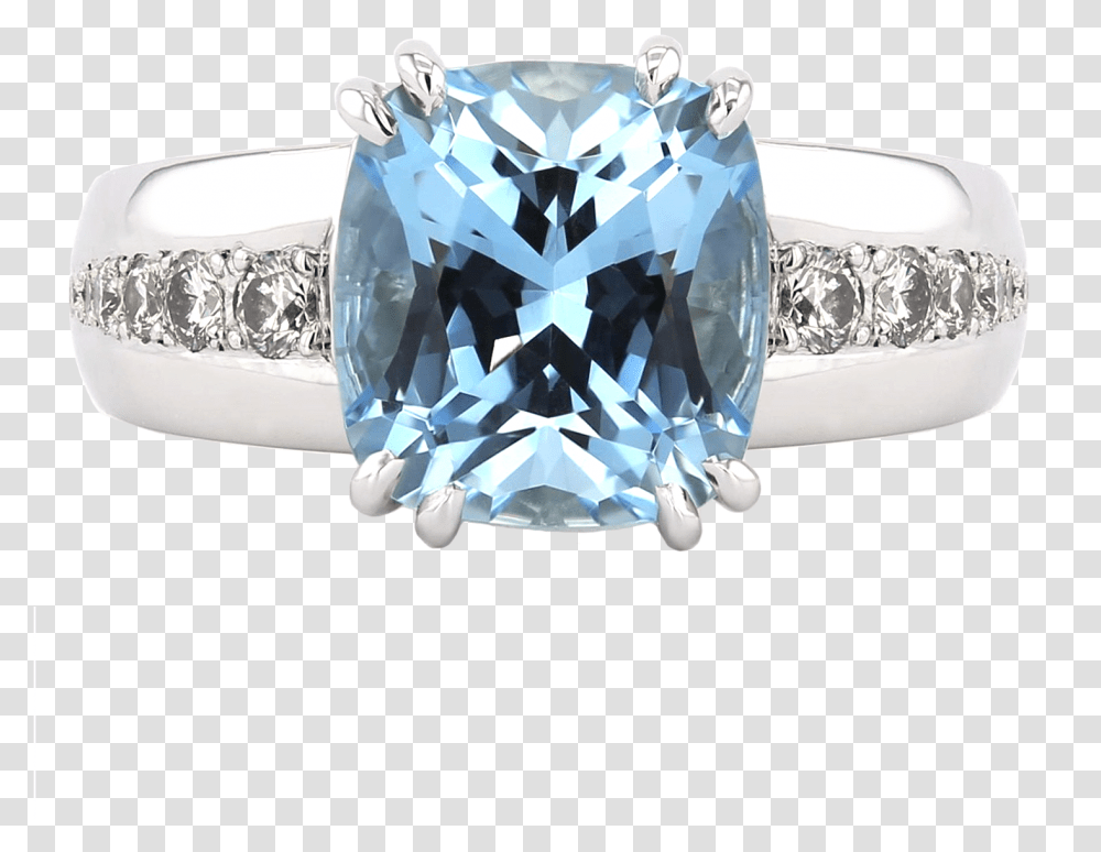 Aquamarine Pre Engagement Ring, Diamond, Gemstone, Jewelry, Accessories Transparent Png