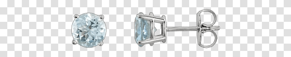 Aquamarine Stud Earrings Earrings, Diamond, Gemstone, Jewelry, Accessories Transparent Png