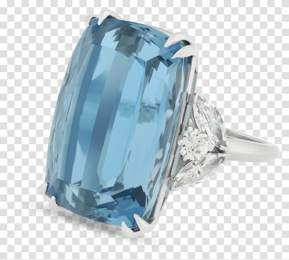 Aquamarine Van Cleef And Arpels Aquamarine Ring, Diamond, Gemstone, Jewelry, Accessories Transparent Png