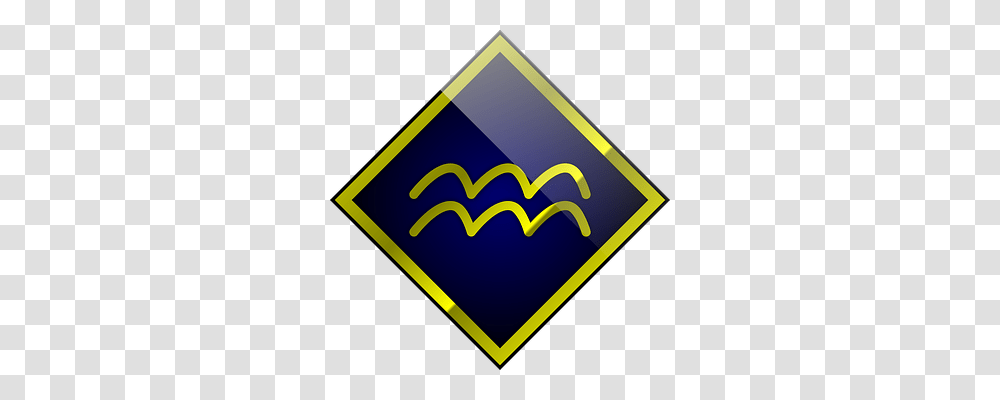 Aquarius Symbol, Road Sign, Logo, Trademark Transparent Png