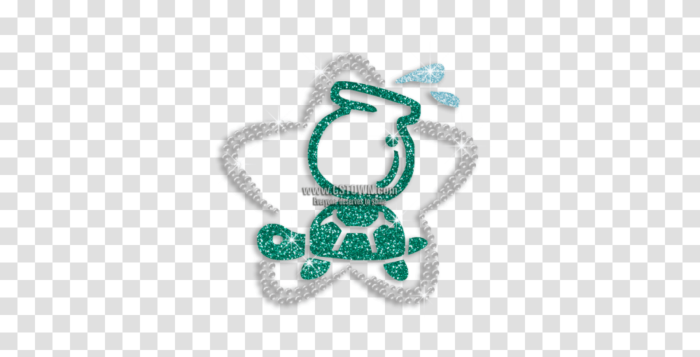 Aquarius Little Turtle Symbol Iron On Sequin Glitter Design, Accessories, Jewelry, Gemstone, Necklace Transparent Png