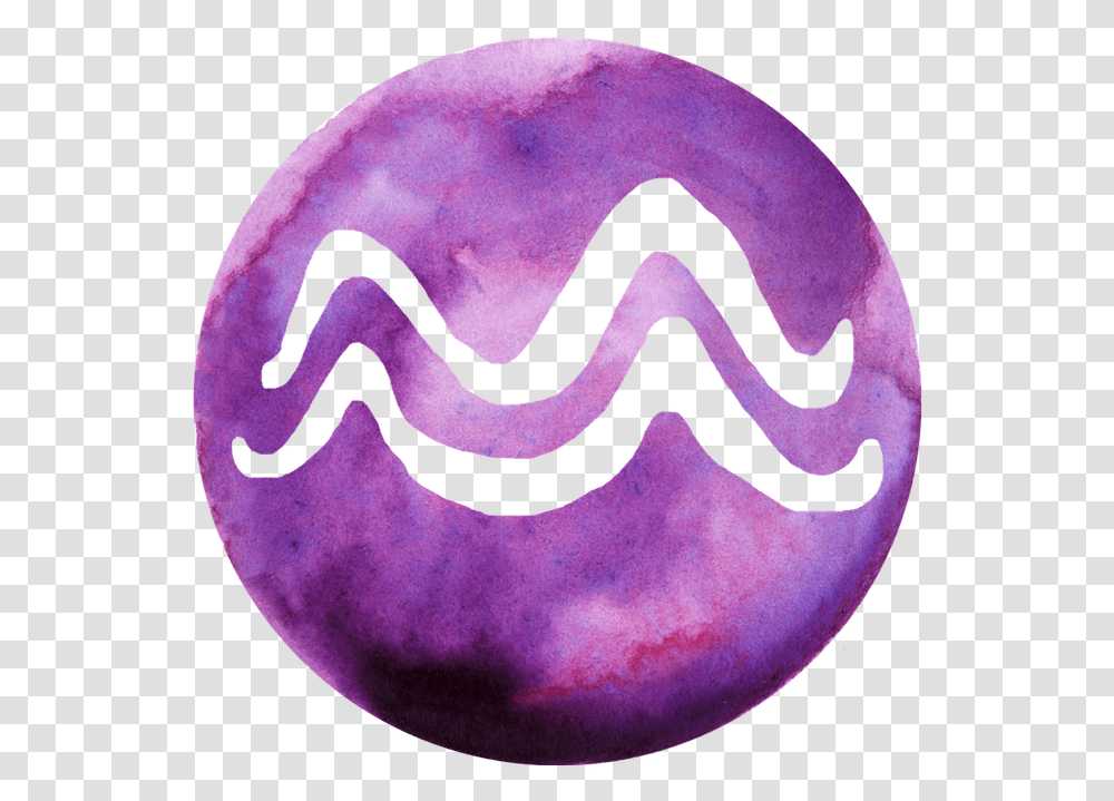 Aquarius Soul Of Chiron Circle, Sphere, Purple, Ball, Food Transparent Png