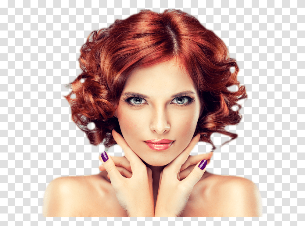 Aquarius Spa Salon - Loreal Hair Models White Background, Face, Person, Female, Blonde Transparent Png