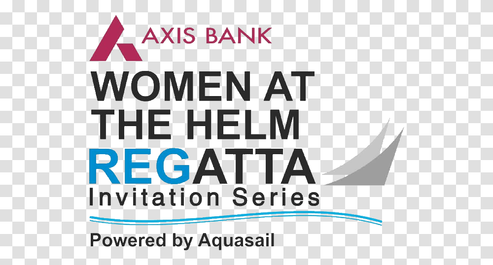 Aquasail Women At The Helm Logo Axis Bank, Paper Transparent Png