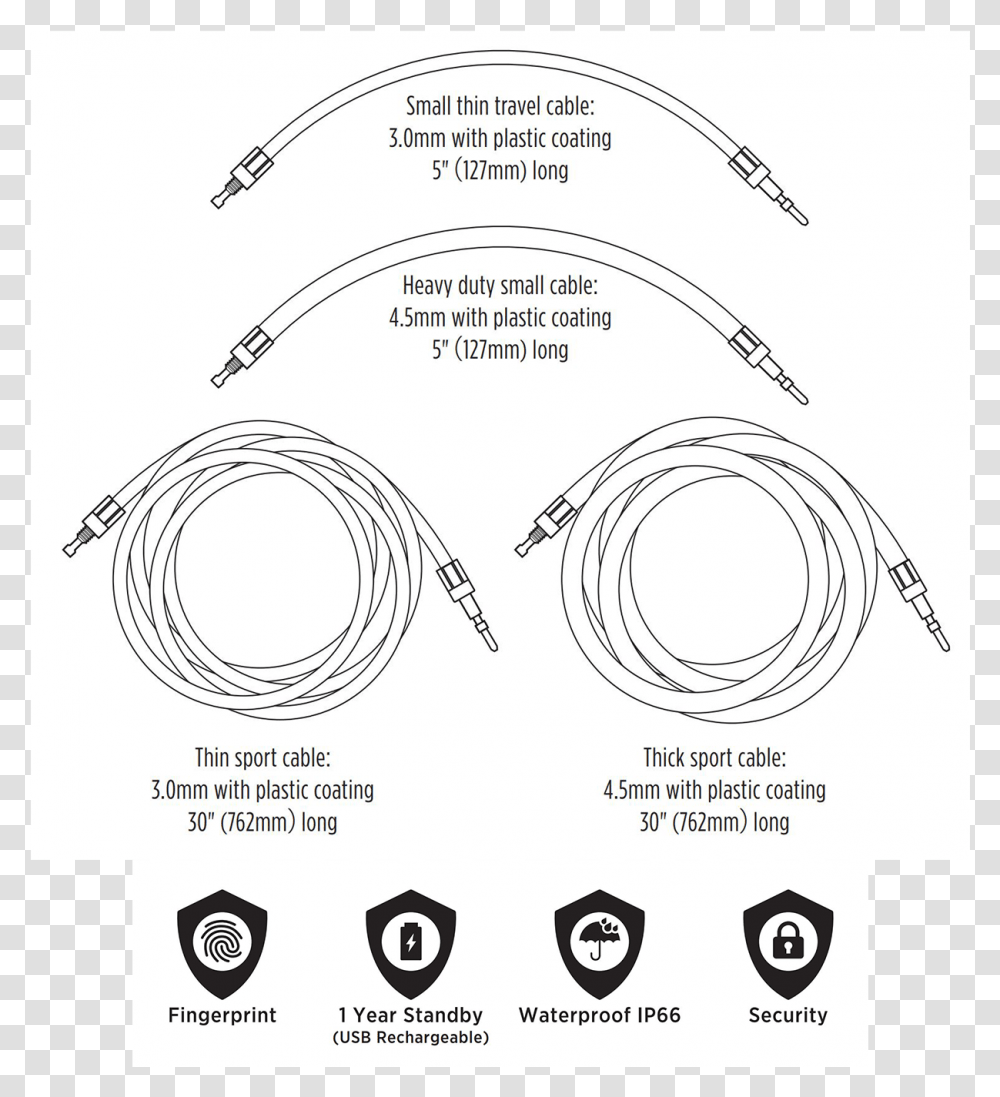 Aquavault Flexsafe Biometric Fingerprint Lock With Circle, Plot, Plan, Diagram, Spiral Transparent Png