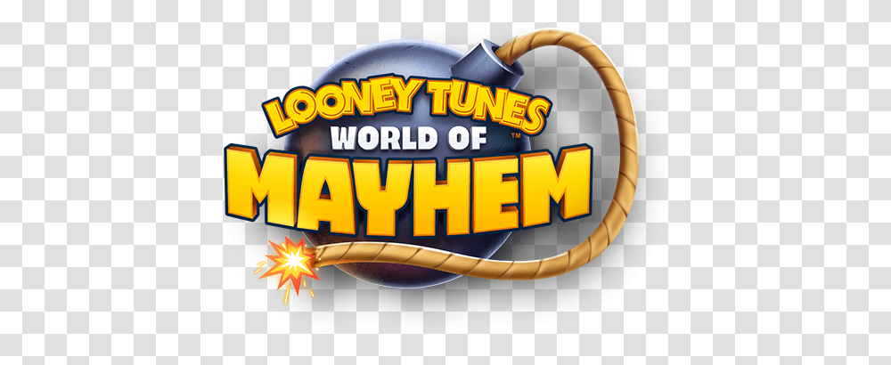 Aquiris Game Studio Looney Tunes World Of Mayhem Logo, Dynamite, Bomb, Weapon, Weaponry Transparent Png