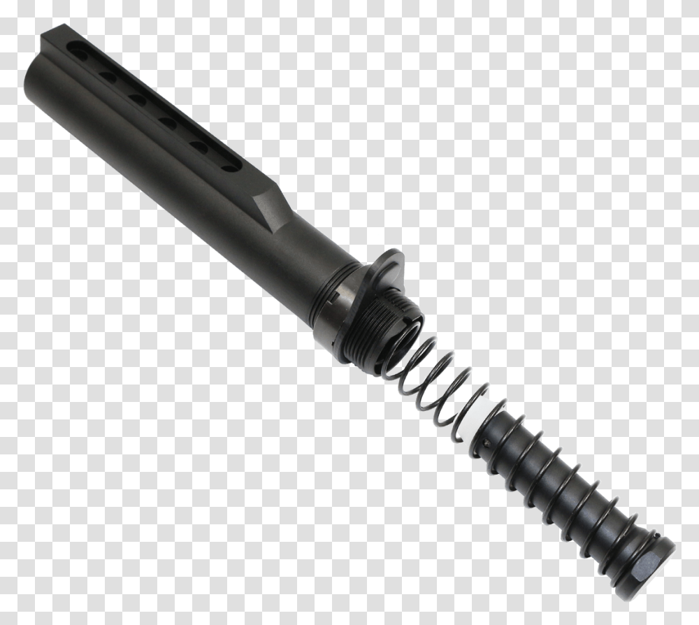 Ar 15 Mil Spec Carbine Buffer Tube Kit General's Factis Mechanical Eraser, Machine, Screw, Drive Shaft Transparent Png