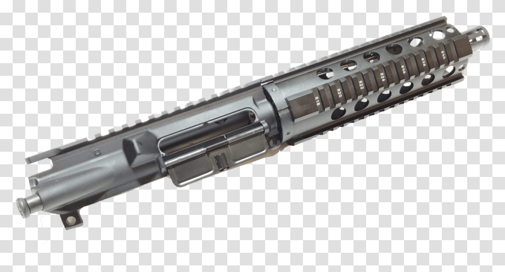 Ar15 Ar 15 Pistol 7.5 Quad Rail, Gun, Weapon, Weaponry, Shotgun Transparent Png