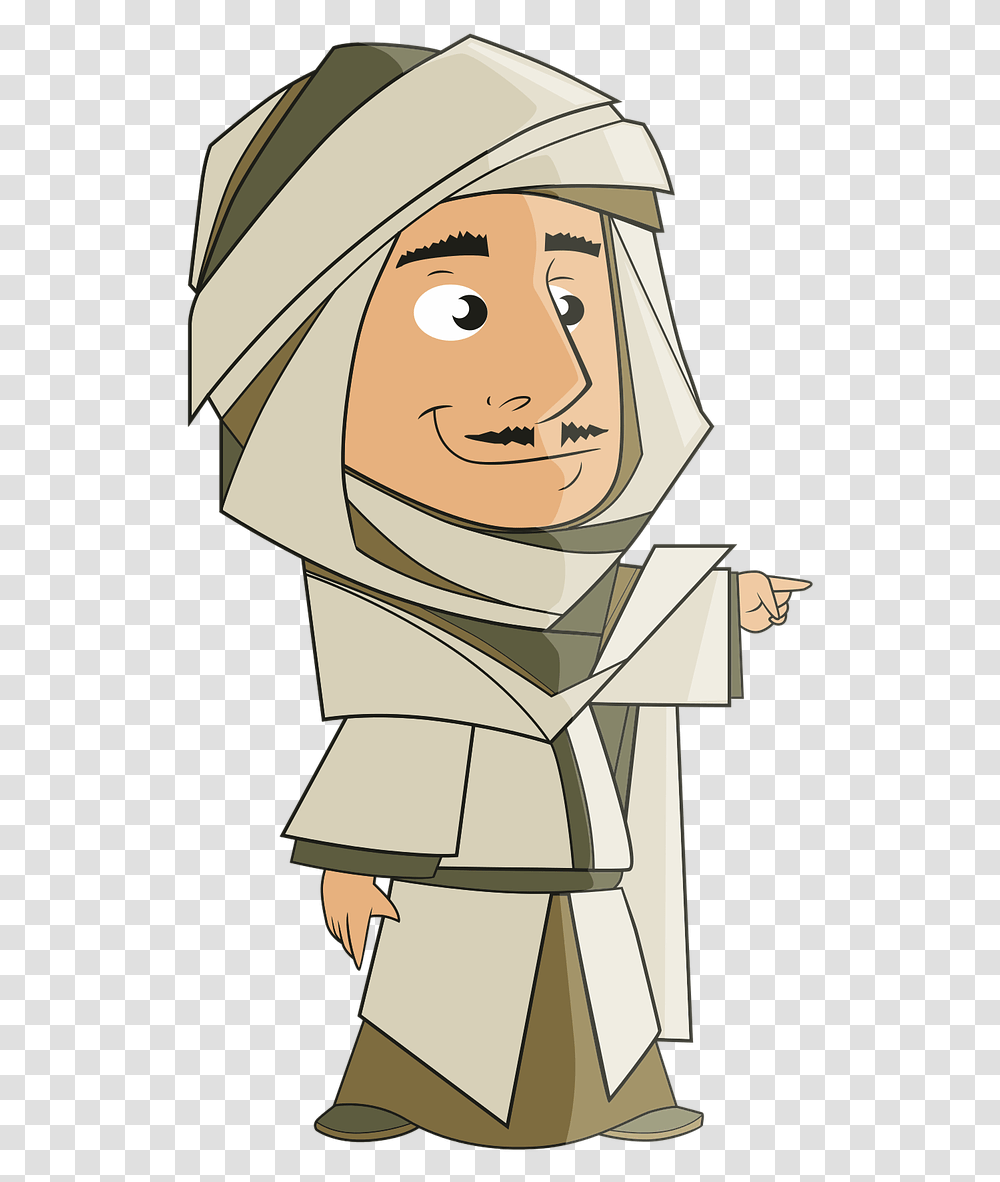 Arab Man Cartoon, Helmet, Lamp, Drawing Transparent Png
