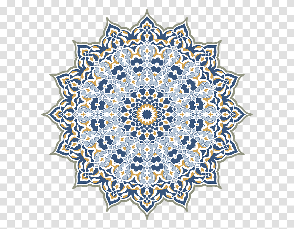 Arabesque Mandala Decorative Ornamental Decoration Mandala Arabesque, Pattern, Lace, Rug Transparent Png