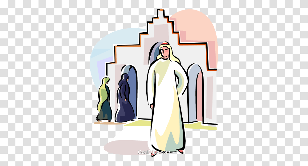 Arabic People Royalty Free Vector Clip Art Illustration, Drawing, Penguin, Fashion Transparent Png