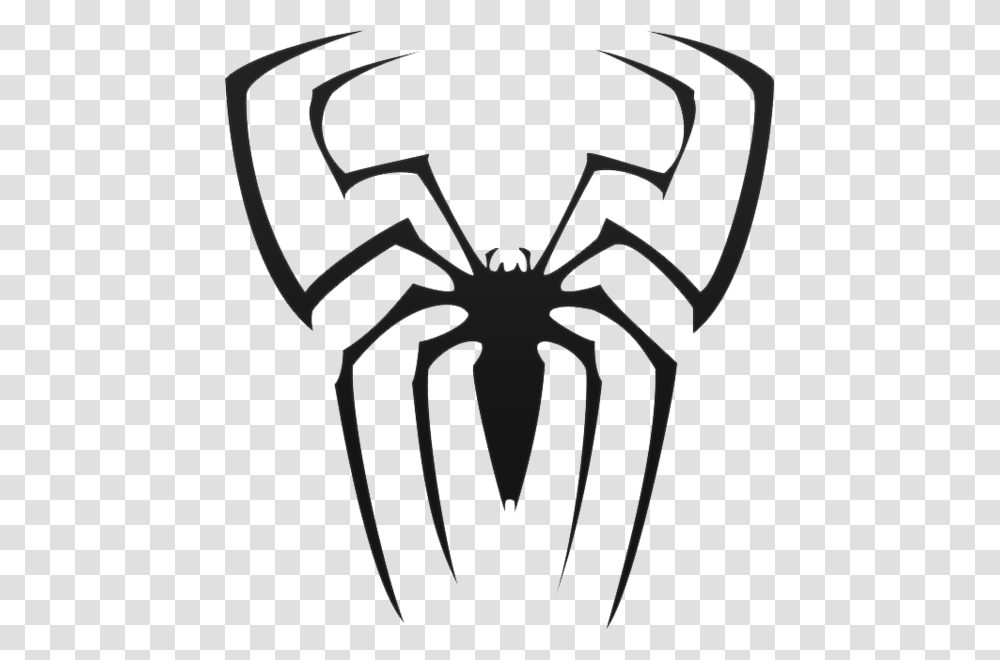 Arachnid Clipart Spider Man, Animal, Invertebrate, Stencil, Insect Transparent Png