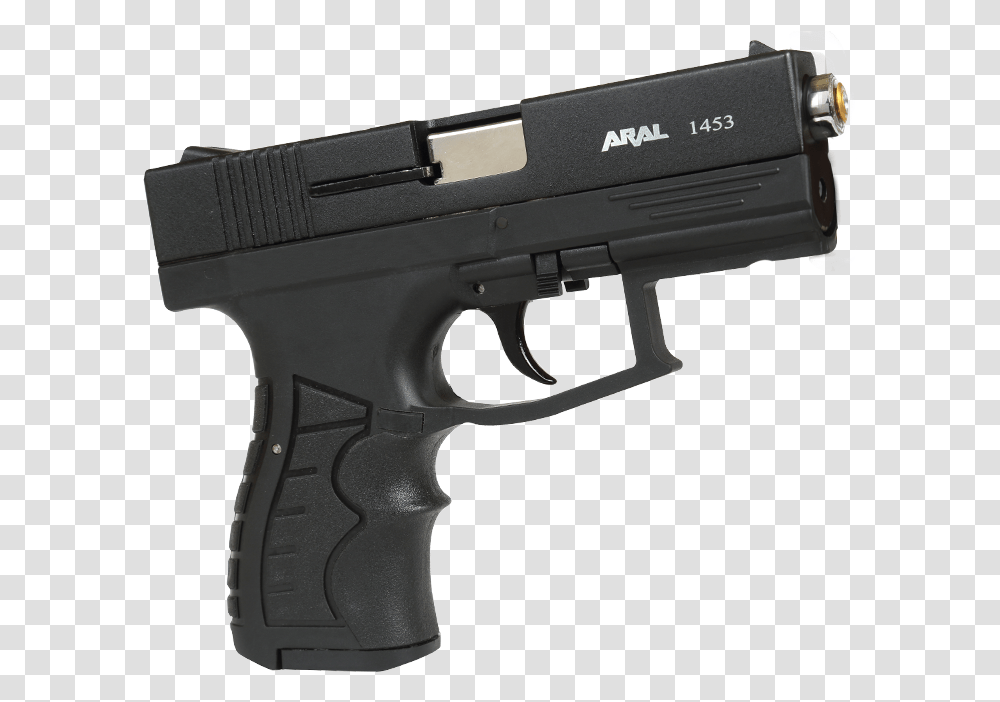 Aral 1453 9mm Pak Blank Gun Black Ruger, Weapon, Weaponry, Handgun Transparent Png