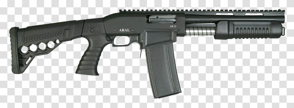 Aral Ar 12 Vertical Magazine Pump Action Shotgun Dagger, Weapon, Weaponry, Rifle, Armory Transparent Png
