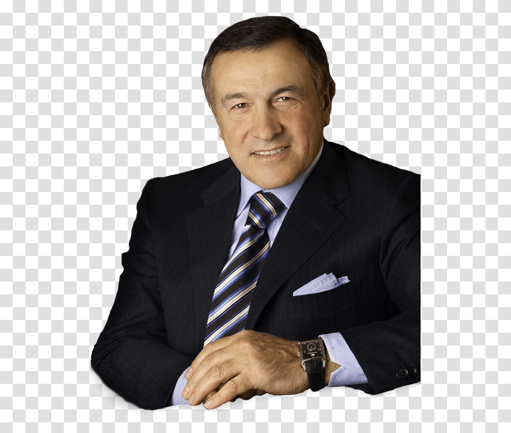 Aras Agalarov Russian Businessman President And Owner Crocus Group Aras Agalarov, Tie, Accessories, Suit, Overcoat Transparent Png