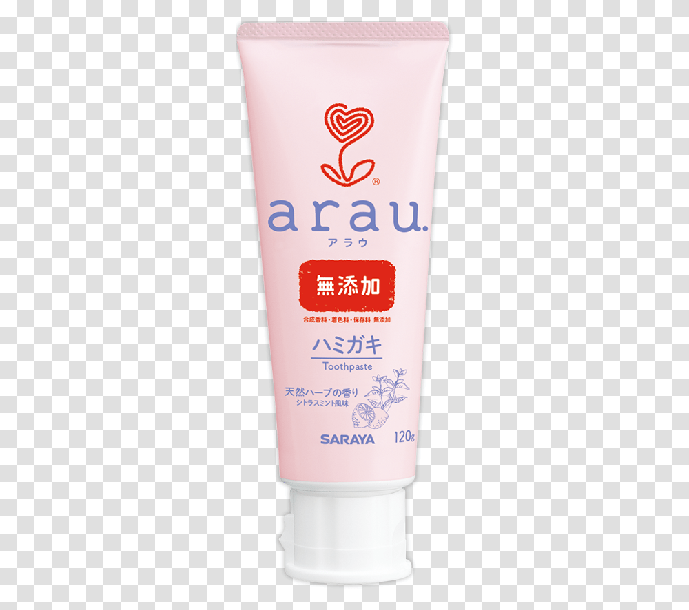 Arau Toothpaste, Bottle, Sunscreen, Cosmetics, Lotion Transparent Png