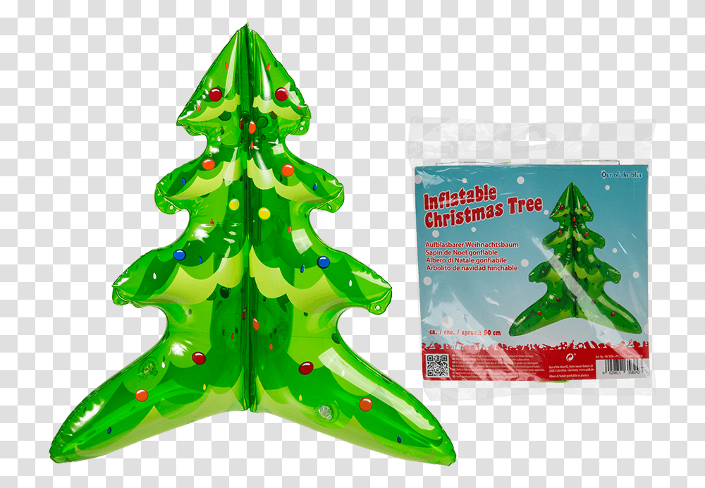 Arbol De Navidad Hinchable Inflatable Christmas Tree 50cm New Year Tree, Plant, Ornament, Star Symbol, Poster Transparent Png