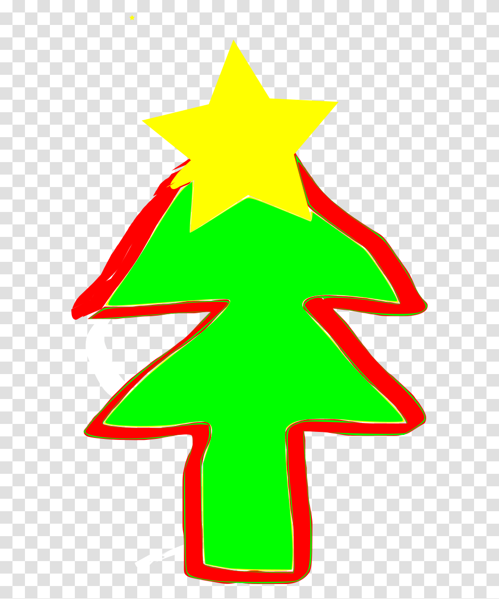 Arbol De Navidad Inkscape, Star Symbol, Cow, Cattle Transparent Png