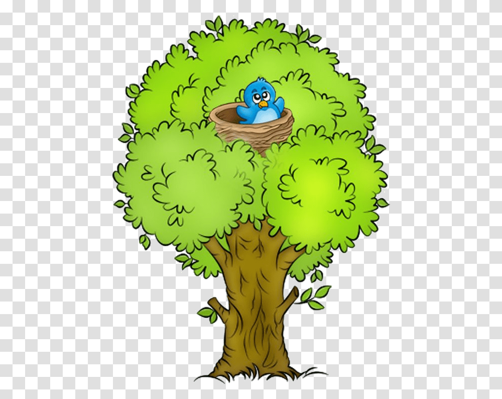 Arbretubespng Clipart Arbre Full Nest In A Tree Clipart, Graphics, Animal, Bird, Bluebird Transparent Png