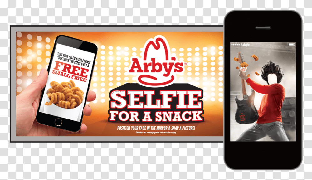 Arby S Bok Center Interactive Ad Campaign, Phone, Electronics, Mobile Phone, Cell Phone Transparent Png