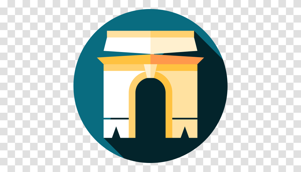 Arc De Triomphe Icon, Mailbox, Letterbox, Light Transparent Png