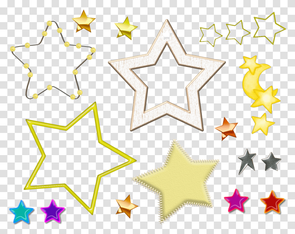 Arc Enc Iel Rainbow, Star Symbol, Cross, Rug Transparent Png