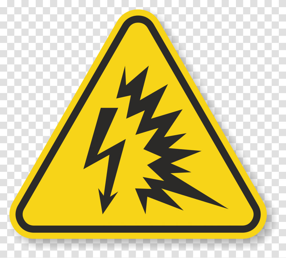 Arc Flash Symbol, Sign, Road Sign, Logo, Trademark Transparent Png