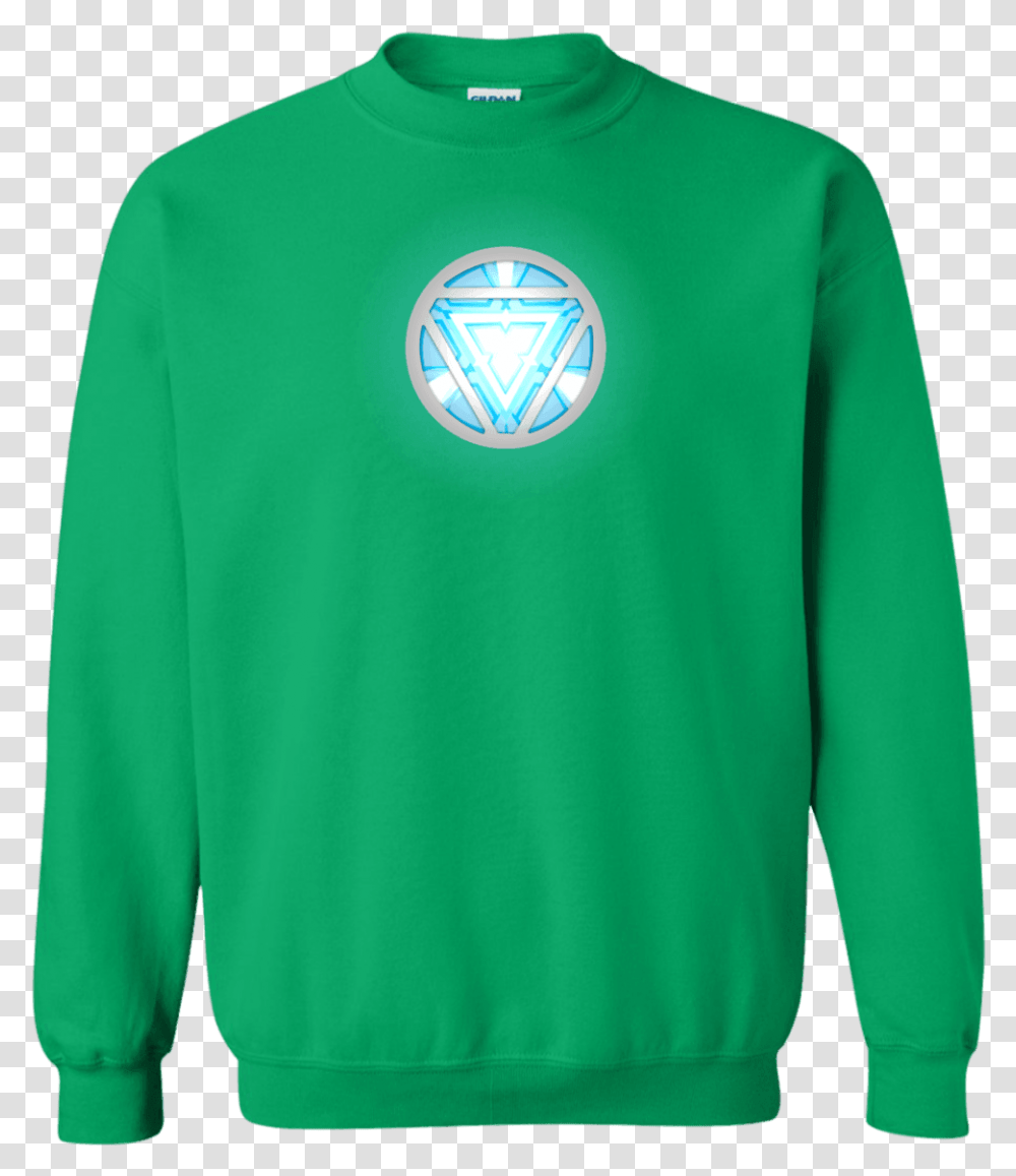 Arc Reactor Sweatshirt Sweatshirt, Apparel, Sleeve, Long Sleeve Transparent Png