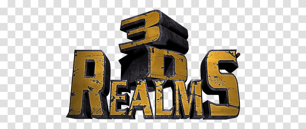 Arcade Adriano 3d Realms Logo, Clothing, Apparel, Alphabet, Text Transparent Png