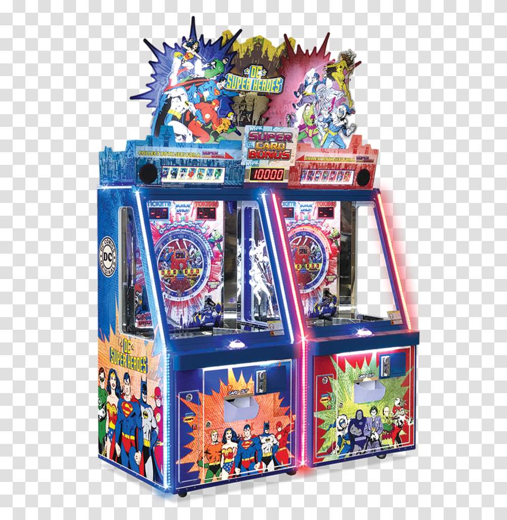 Arcade Characters Dc Super Heroes Arcade, Arcade Game Machine, Person, Human, Clock Tower Transparent Png