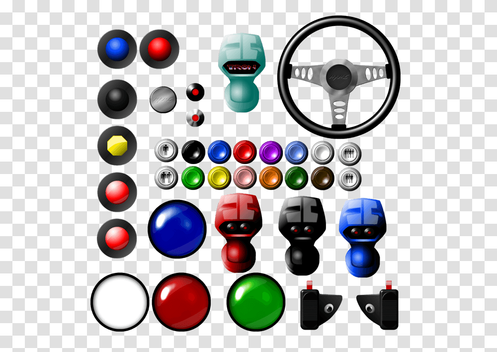 Arcade Cliparts, Steering Wheel Transparent Png