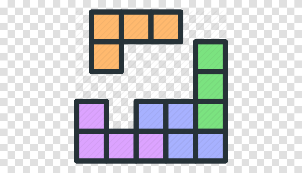 Arcade Game Gaming Retro Tetris Icon, Lighting, Palette, Paint Container Transparent Png